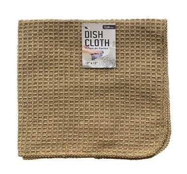 60 pieces of Dish Cloth 2pc Waffle Biscuit 12x12inches