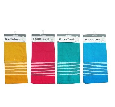 40 pieces of Kitchen Towel 4 Asst Colors 15x24in