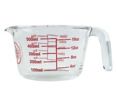 12 pieces of Bh Round Glass Measuring Cup 16oz