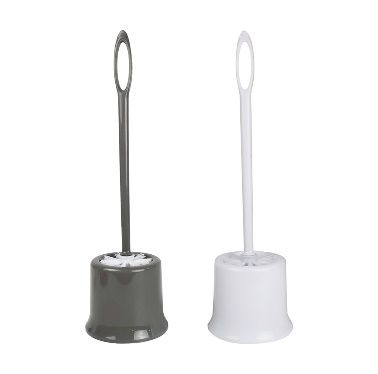 24 pieces of Bh Plastictoilet Brush 2 Asst 5.3x18.3in
