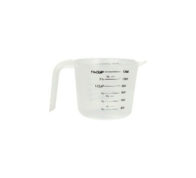 24 pieces of Bh Plastic Measuring Cup 0.358 Ltr