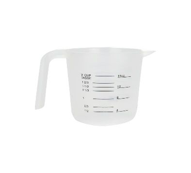 24 pieces of Bh Plastic Measuring Cup 0.5 Ltr