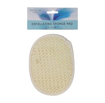 48 pieces of Bh Exfoliating Sponge Pad White 6.5x5in
