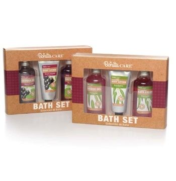 18 pieces of Bc Bath Set 3pc 2 Asst Scents