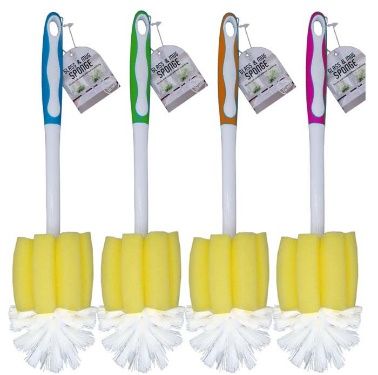 24 pieces of Bh Cleaning Sponge Brush 4 Colors
