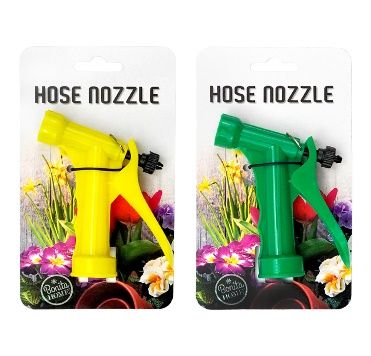 144 pieces of Bh Plastic Hose Nozzle 2 Colors 4.5in