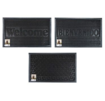 24 pieces of Bh Rectangle Outdoor Mat 16x24in 3 Asst