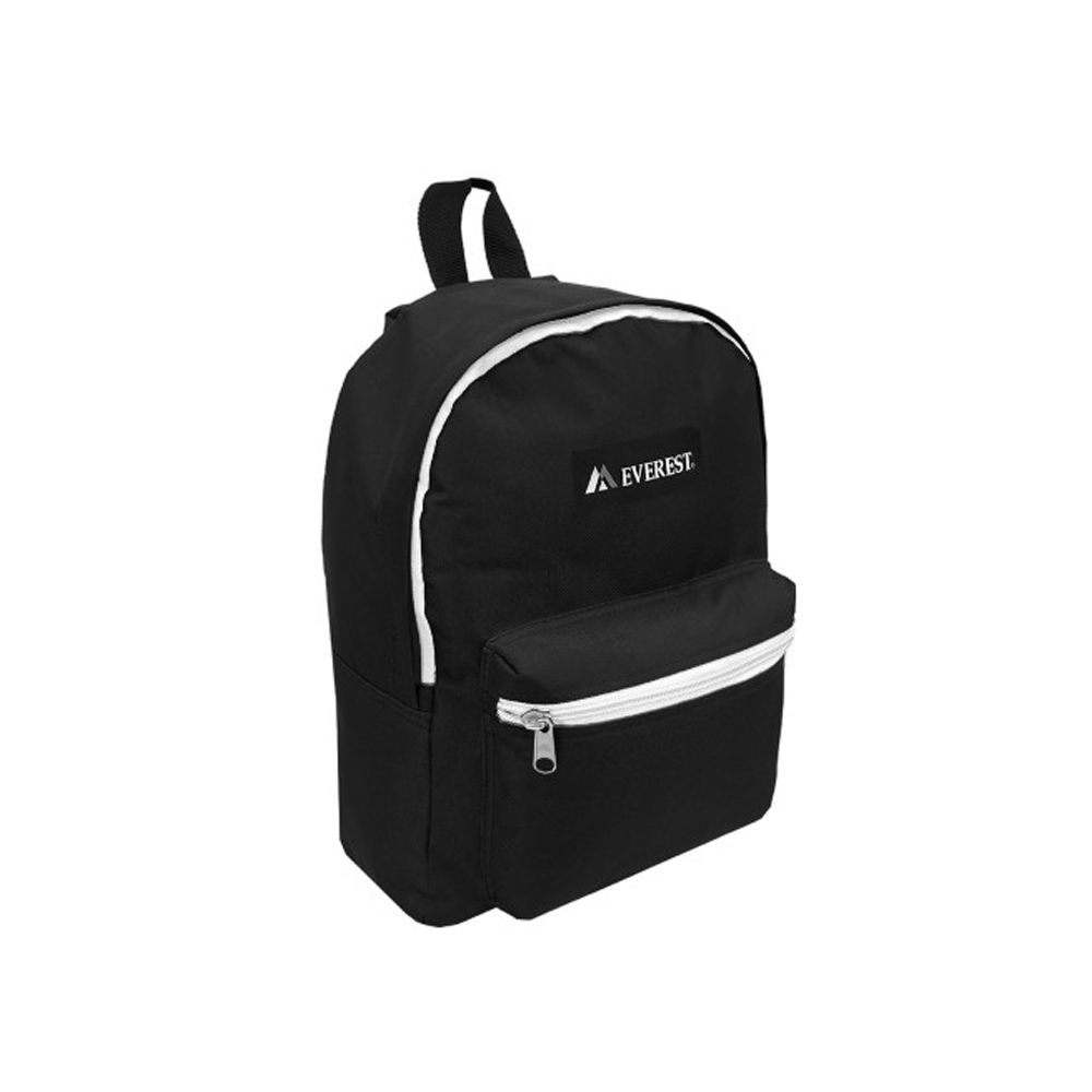 30 Pieces of Basic Color Block Backpack In Black White