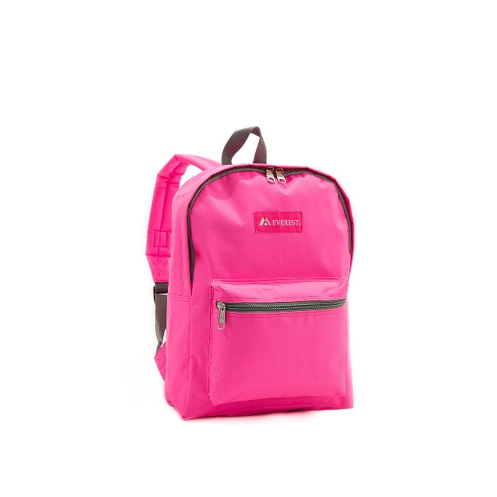 30 Pieces of Everest Basic Color Block Backpack In Candy Pink