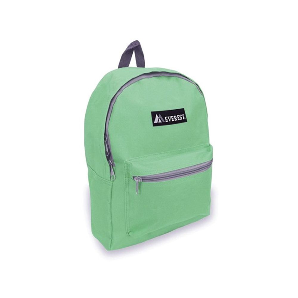 30 Pieces of Basic Color Block Backpack In Green Aqua
