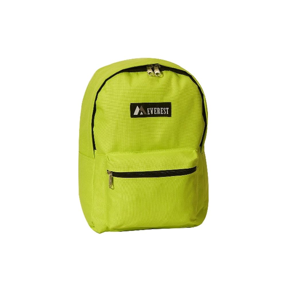 30 Pieces of Basic Color Block Backpack In Lime