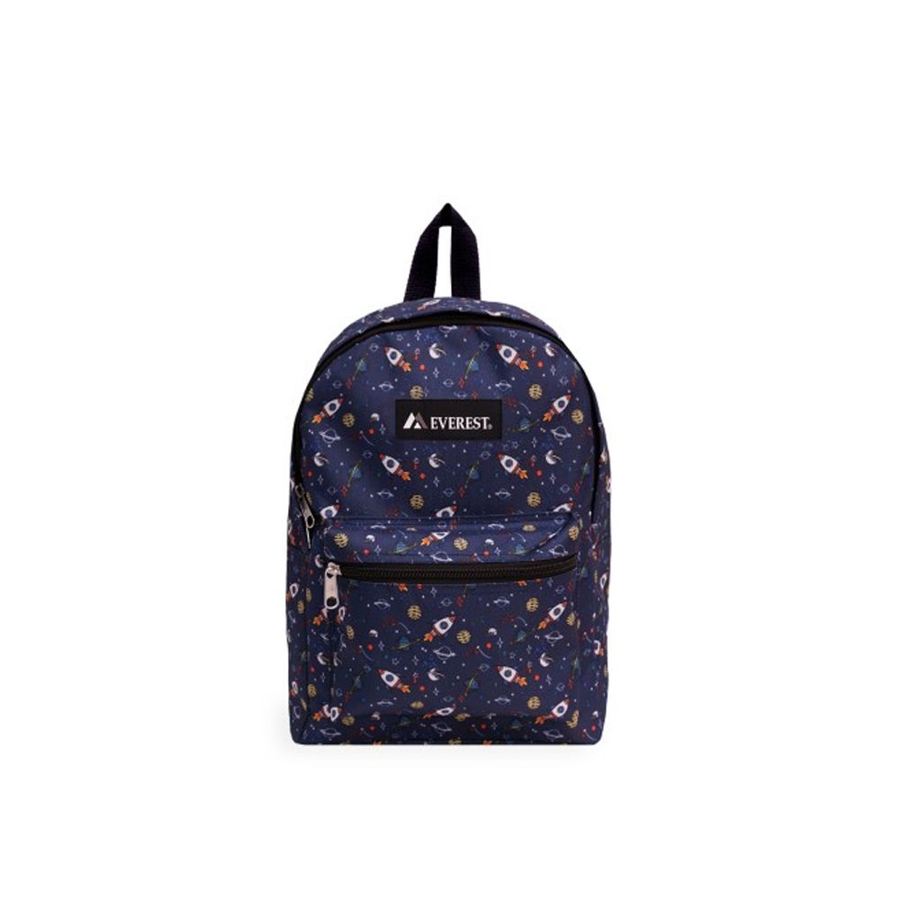 30 Pieces of Basic Pattern Backpack In Space Print