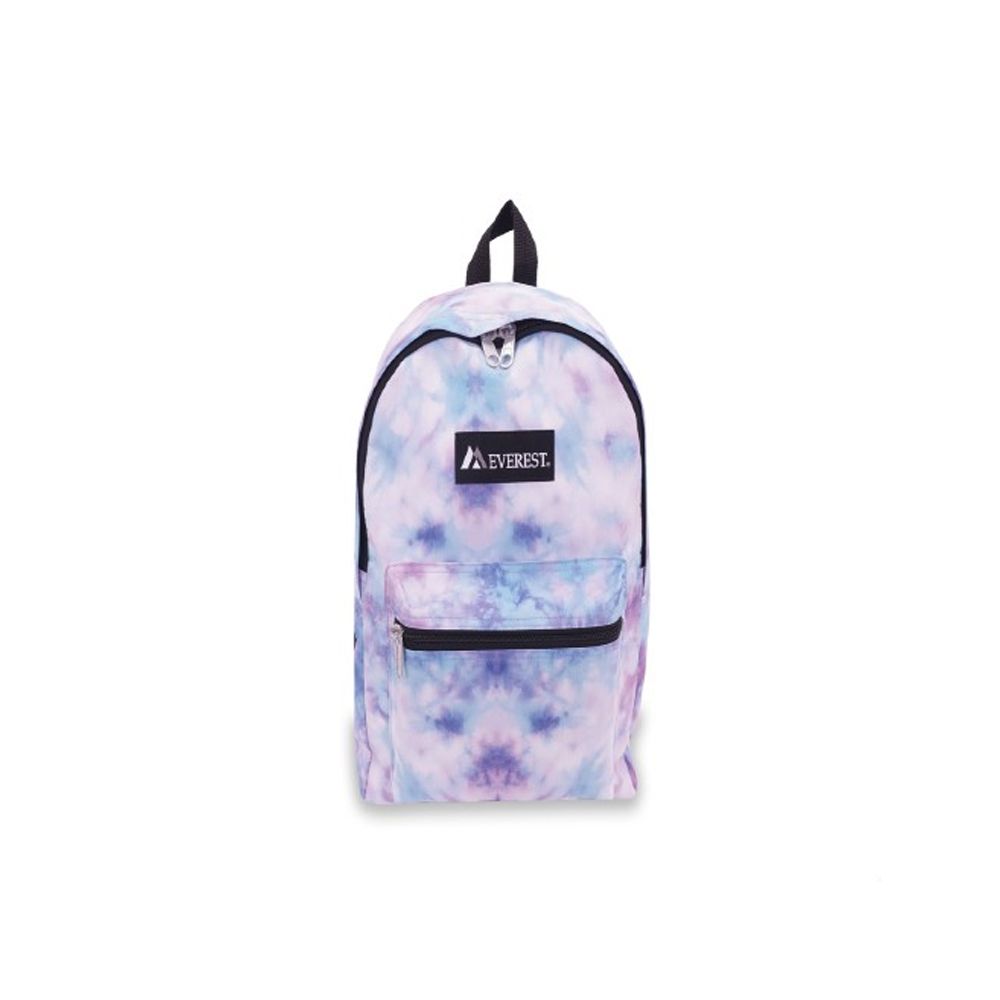30 Pieces of Basic Pattern Backpack In Pup Tie Dye Print