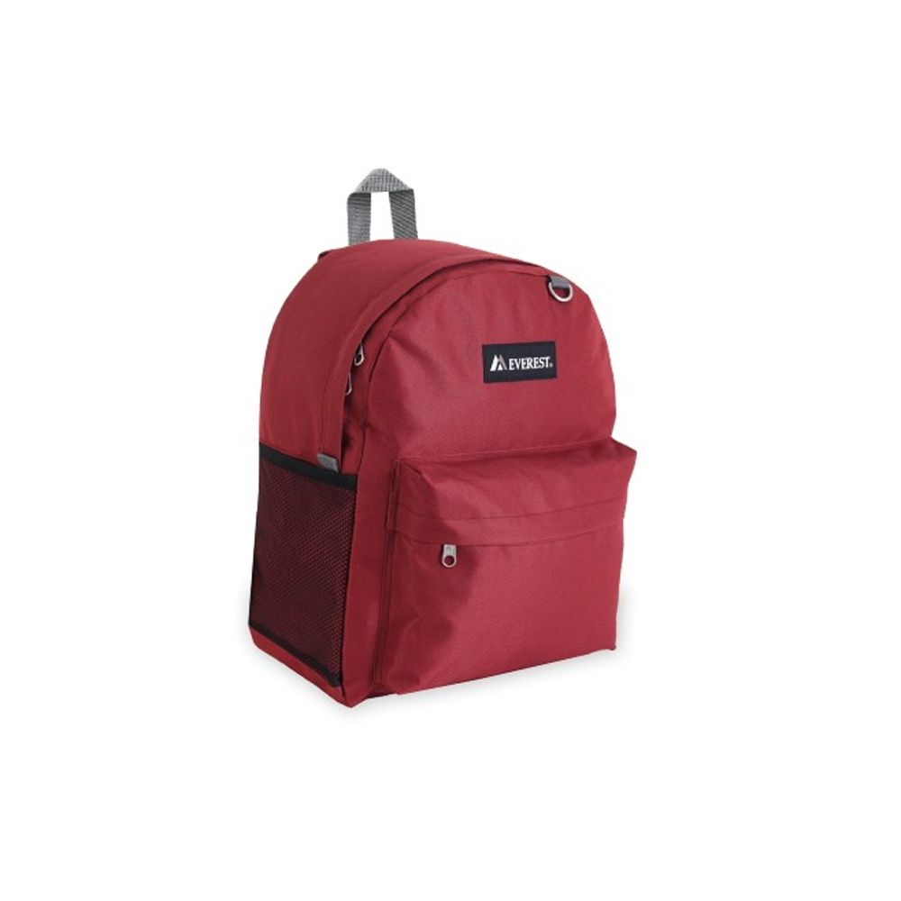 20 Pieces of Classic Laptop Backpack W/ Duel Mesh Pockets Burgundy
