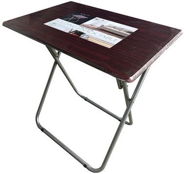 4 Pieces of Jumbo Wooden Folding Snack Table Cherry