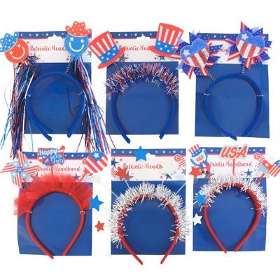 36 pieces of Headbopper Patriotic 6 Asst Deluxe Style