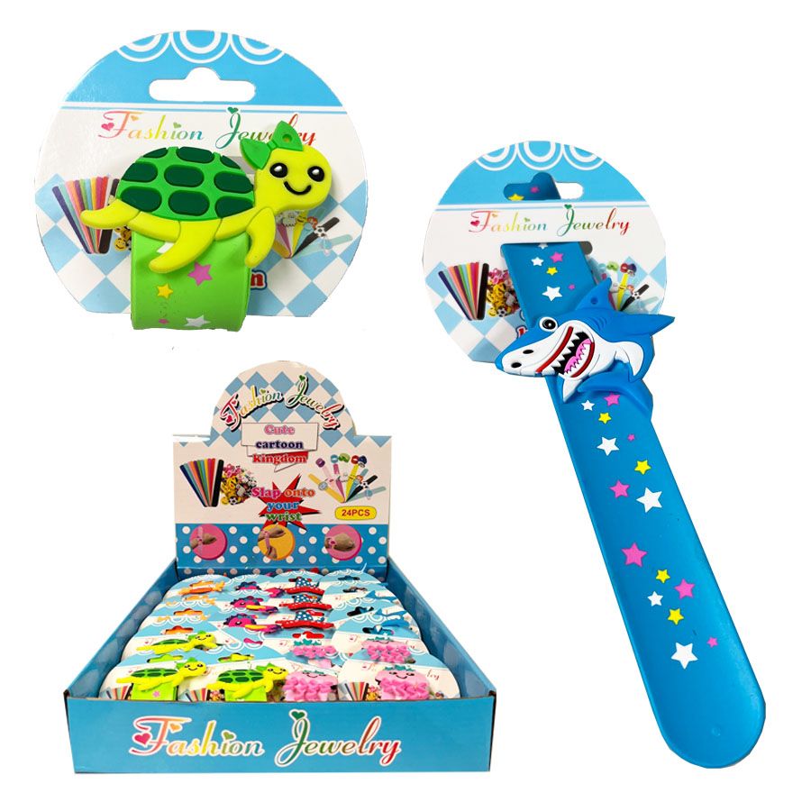 24 pieces of Sealife Slap Bracelet