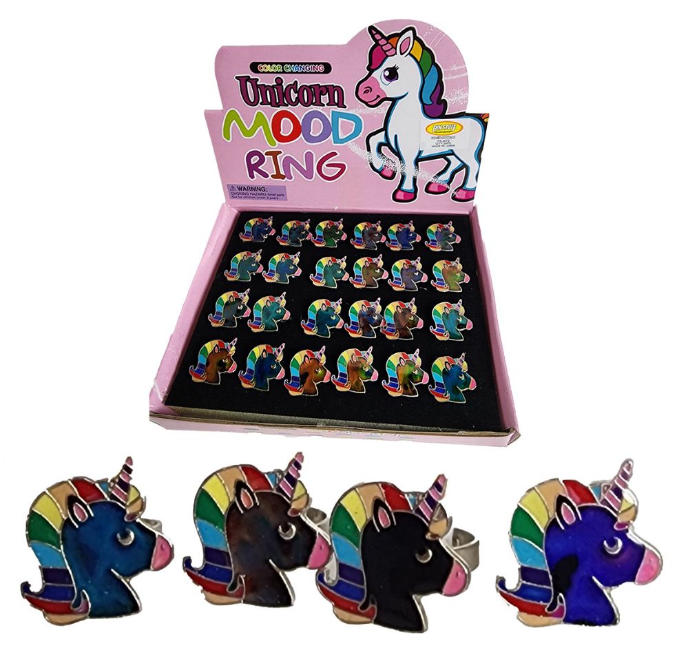 24 pieces of Unicorn Mood Ring
