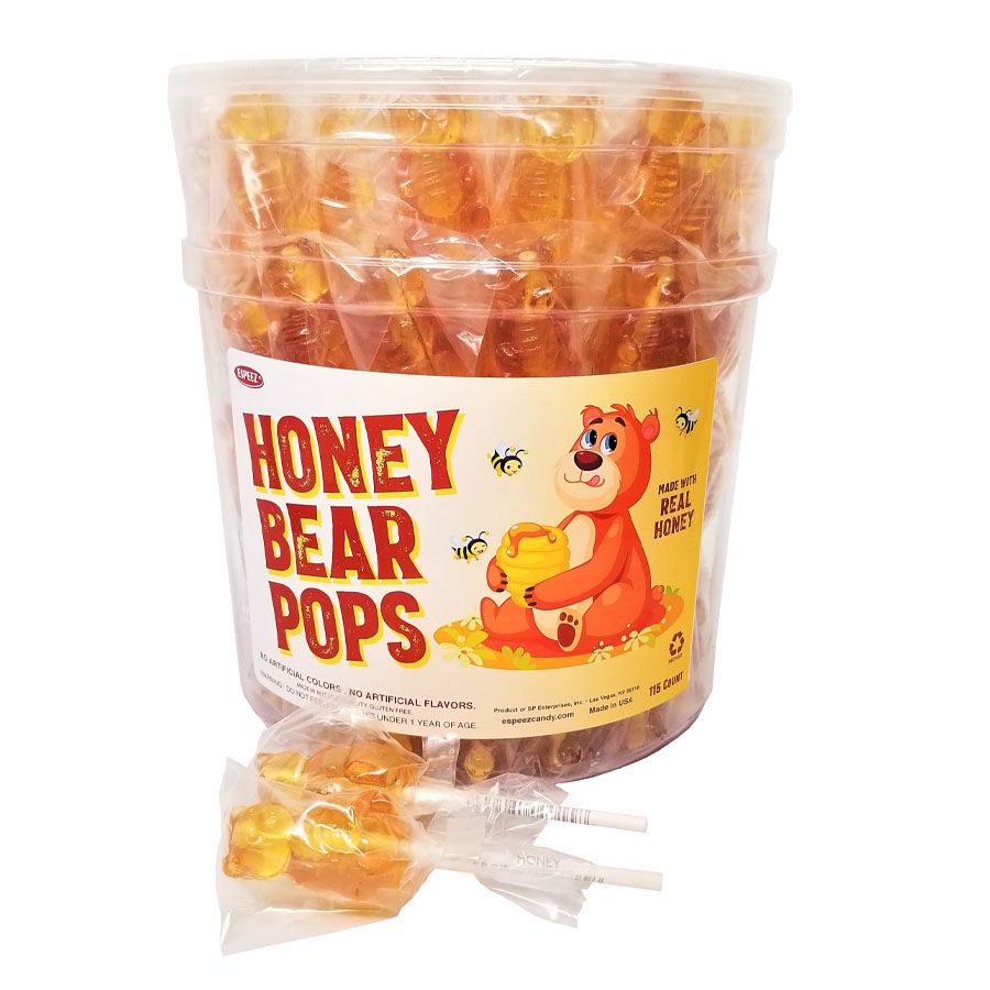 115 pieces of Honey Bear Pop Candy