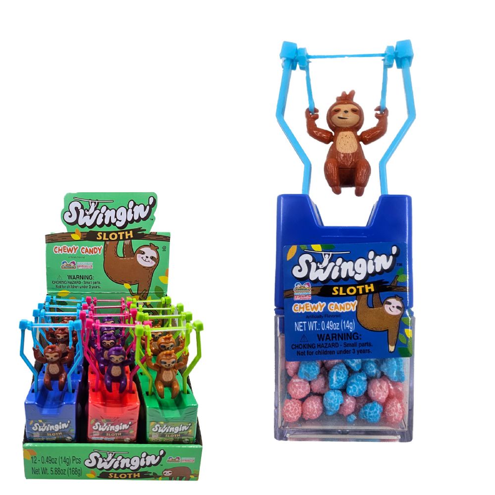 12 pieces of Swingin' Sloth Candy