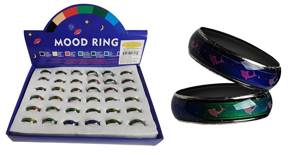 36 pieces of Dolphin Mood Ring
