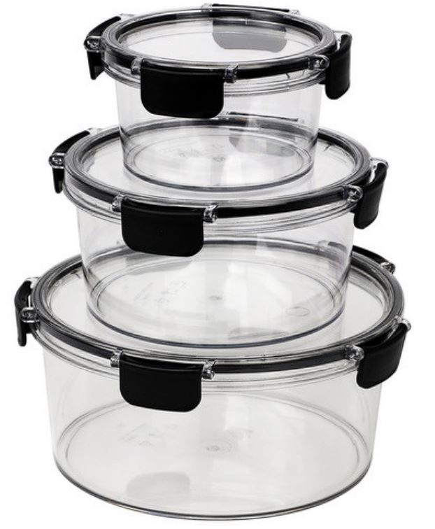 12 Sets of Pet Round Storage Set 3pk