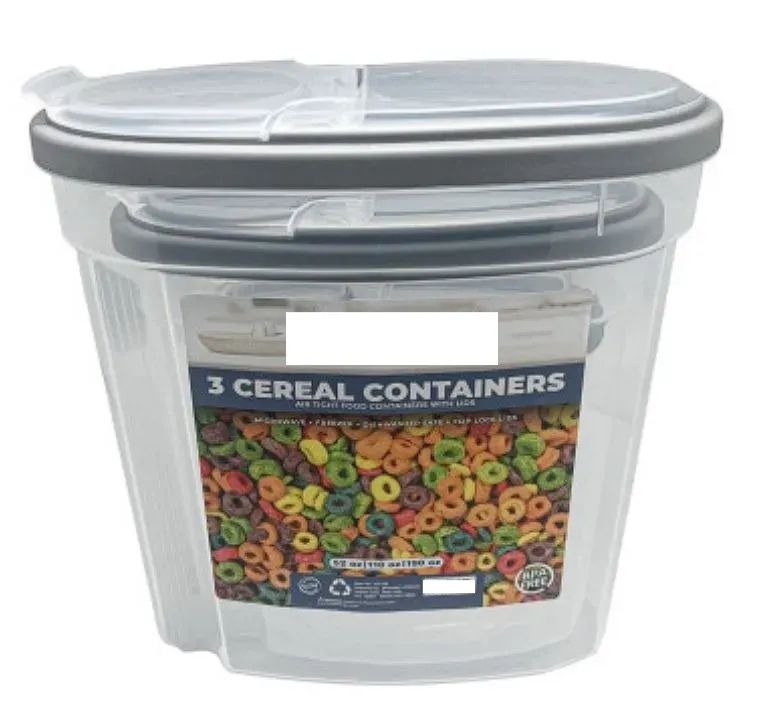 12 Pieces of 3 Piece Set Cerial Containers