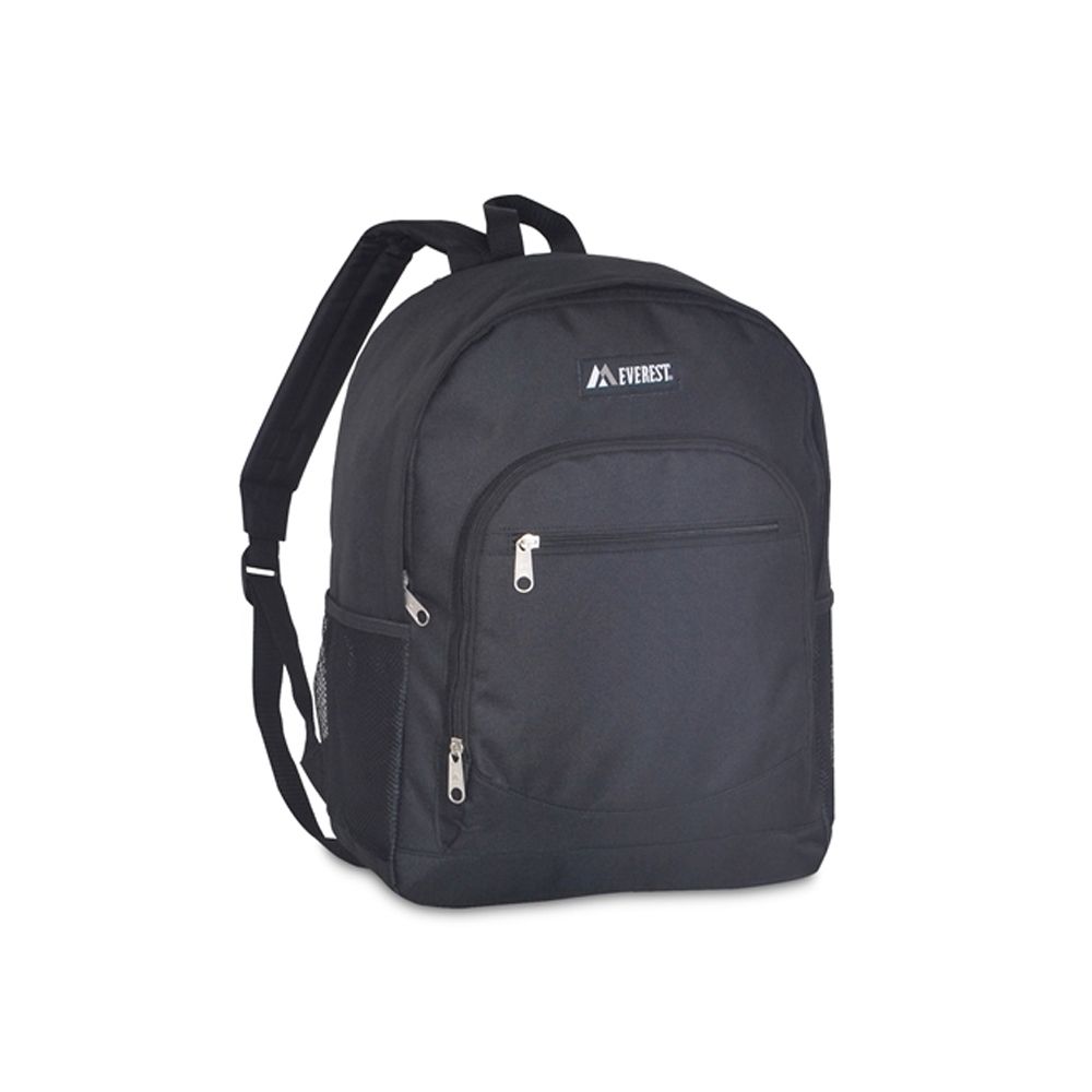 30 Pieces of Casual backpack w/ side mesh pockets in Black