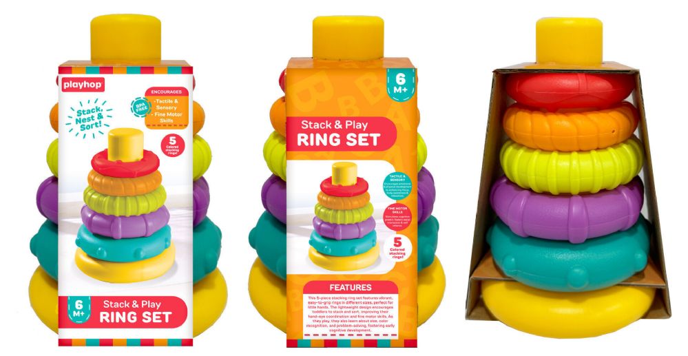 16 pieces Stacking Rings - Baby Toys - at - alltimetrading.com