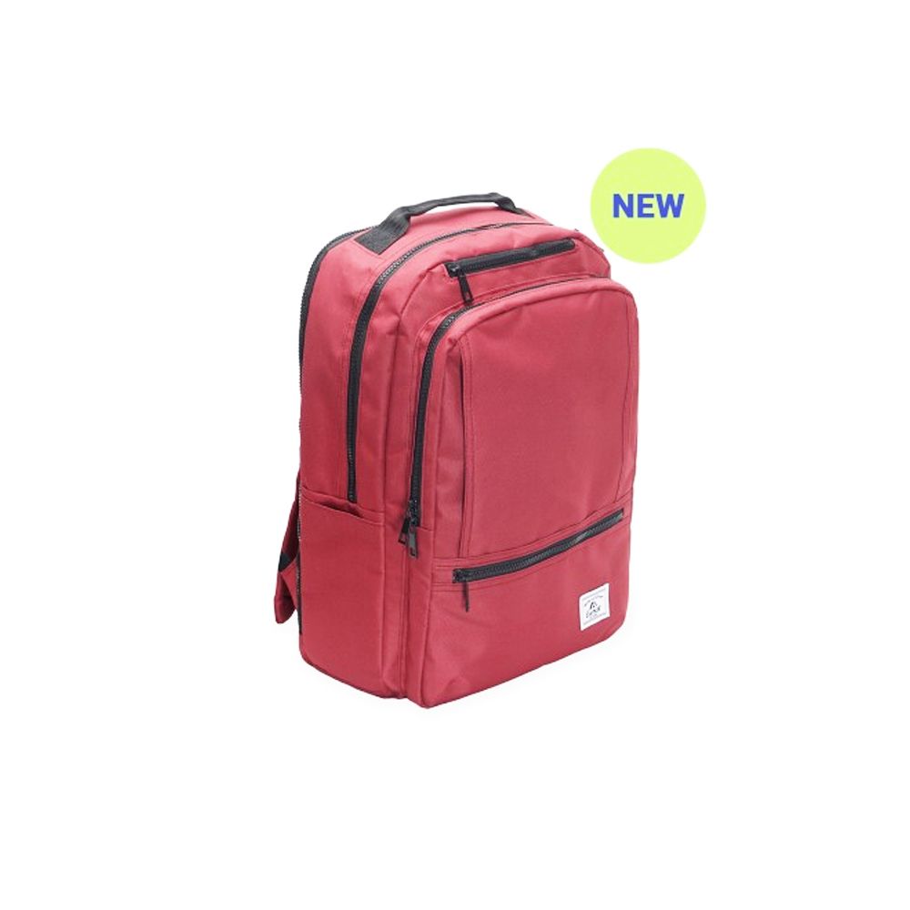 20 Pieces of 18" Luggage Laptop Backpack in Burgundy