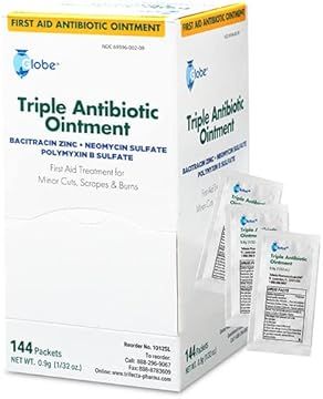 1728 Pieces of Globe Triple Antibiotic Ointment Unit Dose 144/box 0.9g