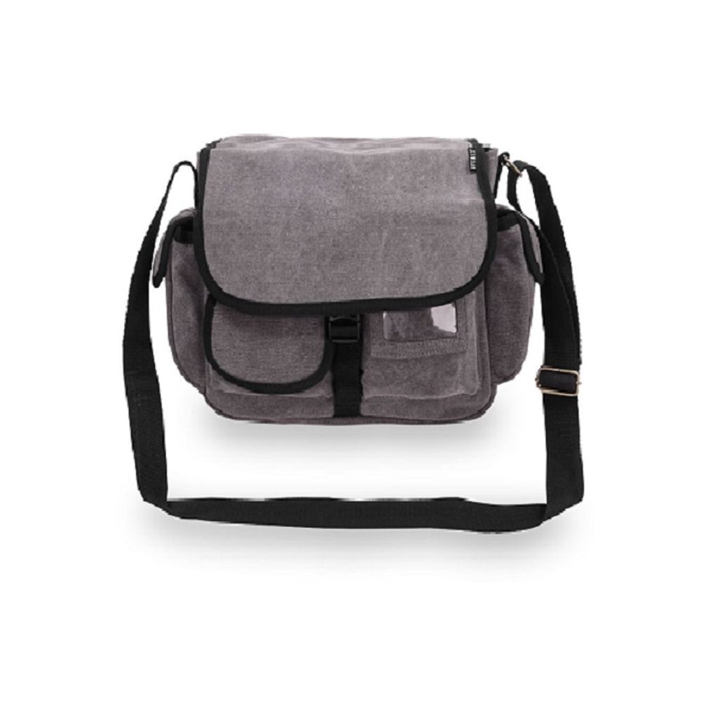 20 Pieces of Canvas Messanger BaG- Standard In Charcoal