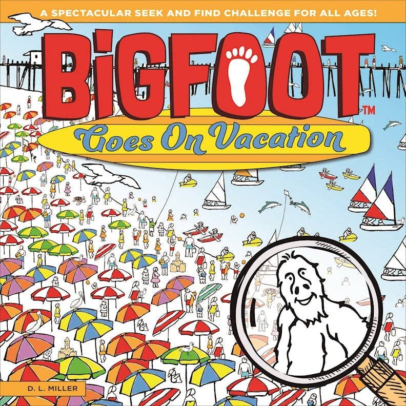 12 pieces of Bigfoot Goes On Vacation (sc) - Kid's Puzzle Adventure Book