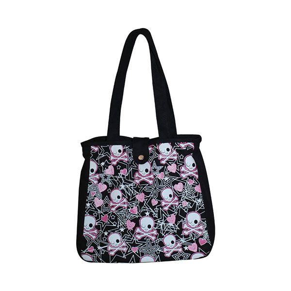 24 Pieces of Canvas Tote Bag BLACK