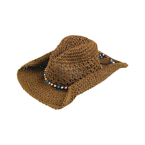 24 Pieces of Ladies' Toyo Cowboy Hat BROWN