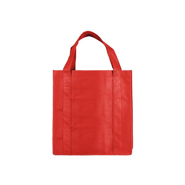 24 Pieces of 80gram Non Woven Tote Bag RED