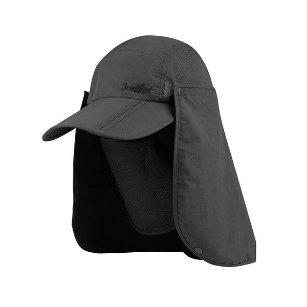 24 Pieces of Juniper Taslon UV Folding Bill Cap CHARCOAL