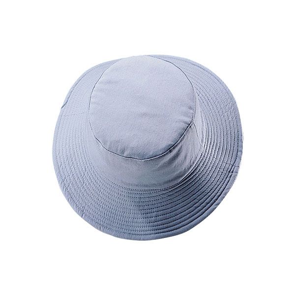 24 Pieces of Ladies' Twill Washed Wide Brim Hat L.BLUE