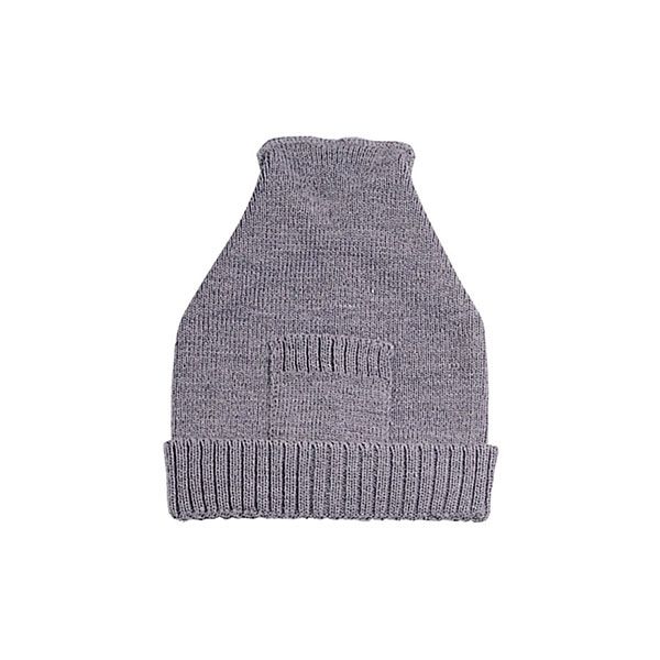 24 Pieces of Wool Blend Knitted Beanie CHARCOAL
