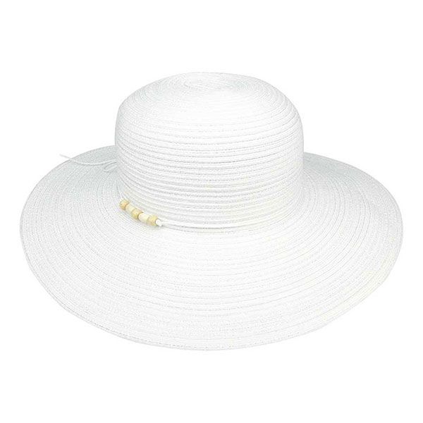 24 Pieces of Infinity Selections Ladies' Fashion Toyo Hat WHITE