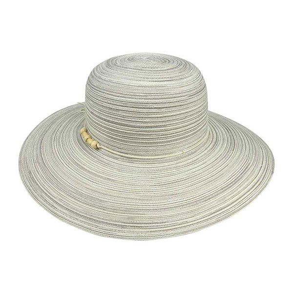 24 Pieces of Infinity Selections Ladies' Fashion Toyo Hat GREY