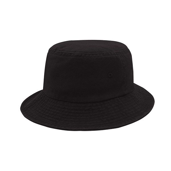 24 Pieces of Cotton Twill Bucket Hat BLACK-M