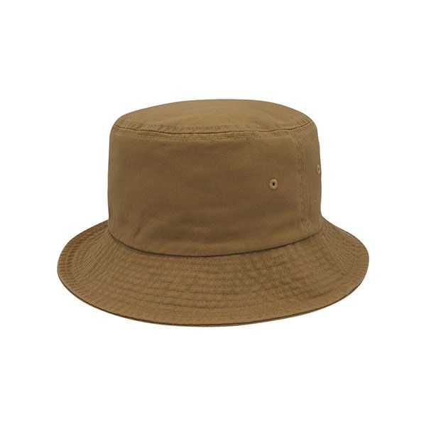 24 Pieces of Cotton Twill Bucket Hat CAMEL-L