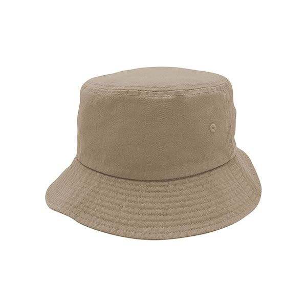 24 Pieces of Cotton Twill Bucket Hat KHAKI-L
