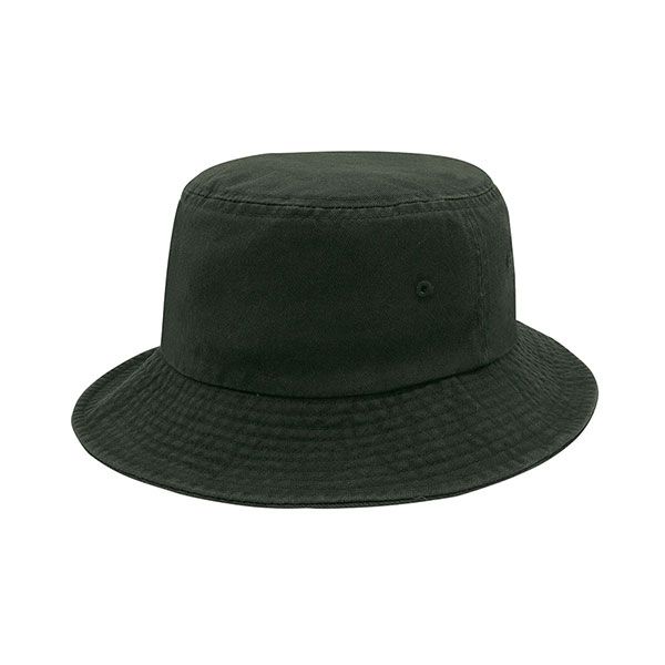 24 Pieces of Cotton Twill Bucket Hat D.GRN-L