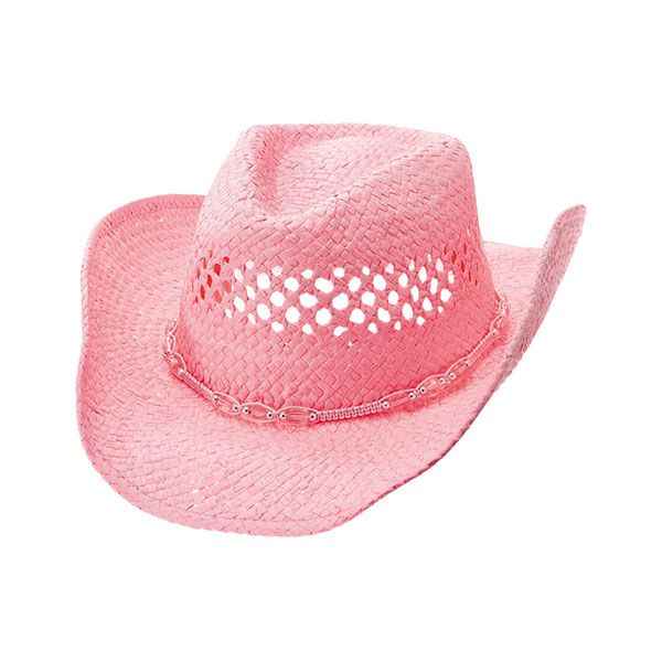 24 Pieces of Outback Toyo Cowboy Hat PINK