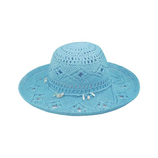 24 Pieces of Ladies' Fashion Toyo Hat BLUE