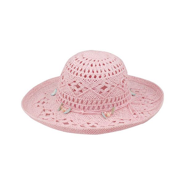 24 Pieces of Ladies' Fashion Toyo Hat PINK