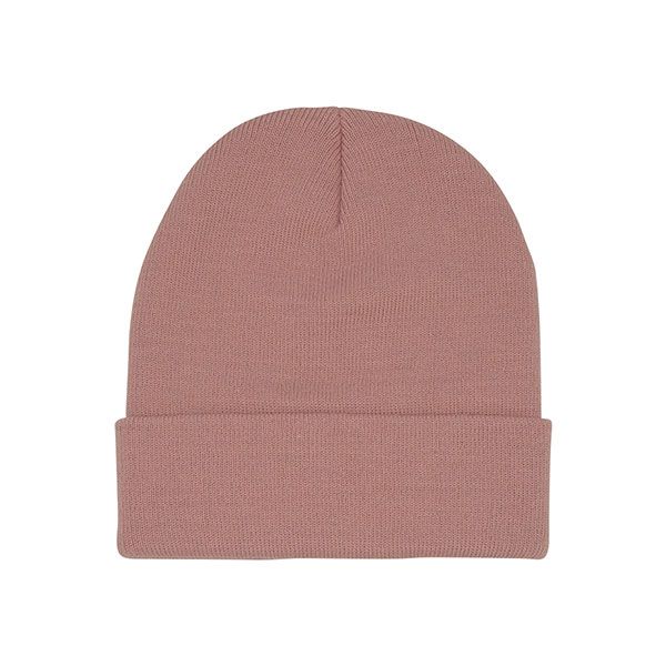 24 Pieces of Acrylic Beanie W/ Cuff BLUSH