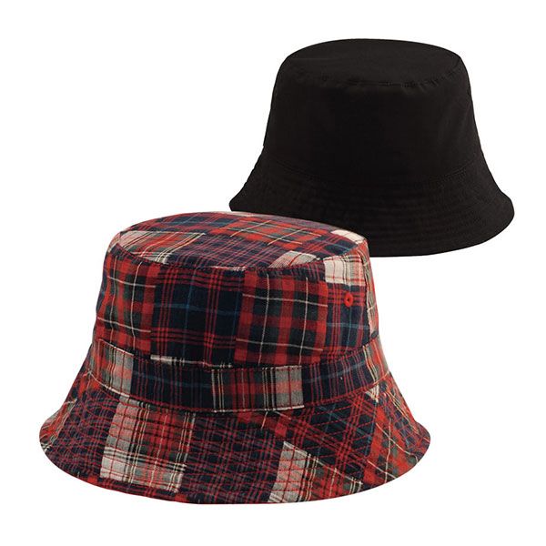 24 Pieces of Ladies' Reversible Twill Bucket Twill RED